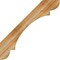 Ekena Millwork 4"W x 40"D x 40"H Olympic Rough Sawn Knee Brace, Western Red Cedar BRC04X40X40OLY00RWR - alternate 4